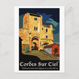 Cordes Sur Ciel Postkarte