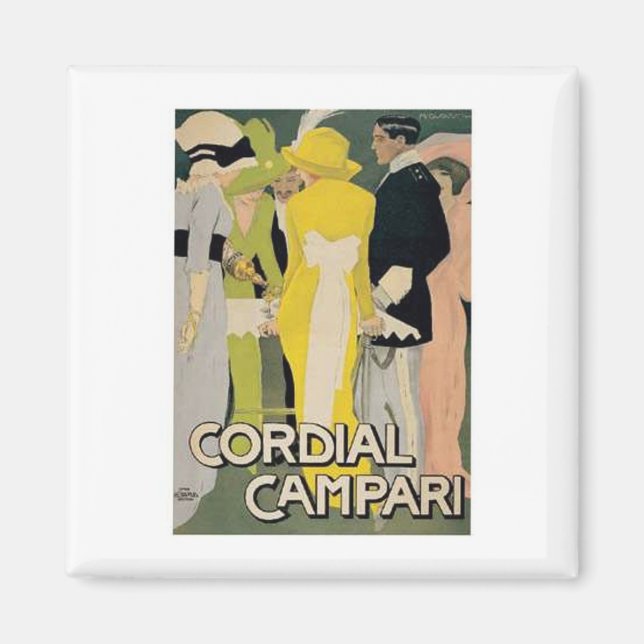 Cordial Campari 2 Magnet (Vorne)