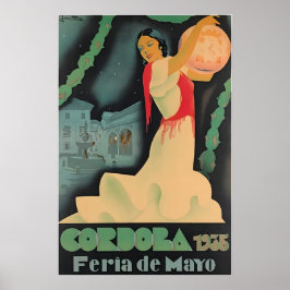 Cordoba Druck Spanien Reiseplakat Spanische Kunst Poster