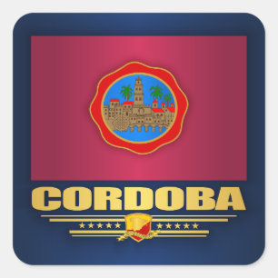 Cordoba Quadratischer Aufkleber