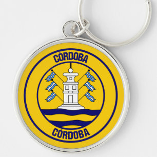 Córdoba RundEmblem Schlüsselanhänger