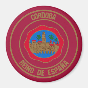 Córdoba rundes Emblem Magnet
