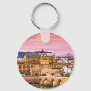 Cordoba, Spanien Schöner Sonnenuntergang Schlüsselanhänger