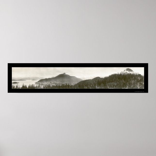Cordova, AK Panorama Foto 1915 Poster (Vorne)
