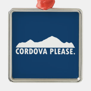 Cordova Alaska Bitte Ornament Aus Metall