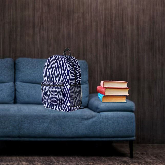 Cords of Navy Bedruckter Rucksack (This Cords Of Navy Printed Backpack, is sure to catch anyone's eye!)