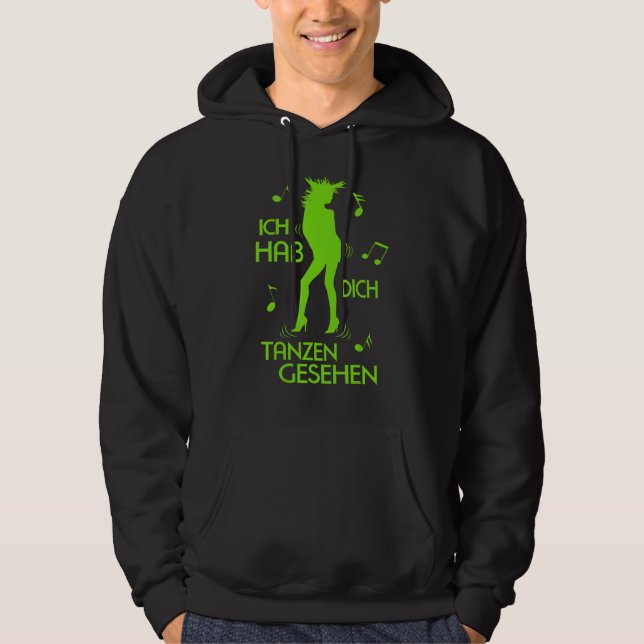 Cordula Dance Party Outfit Kostüm Grüner Karneval Hoodie (Vorderseite)