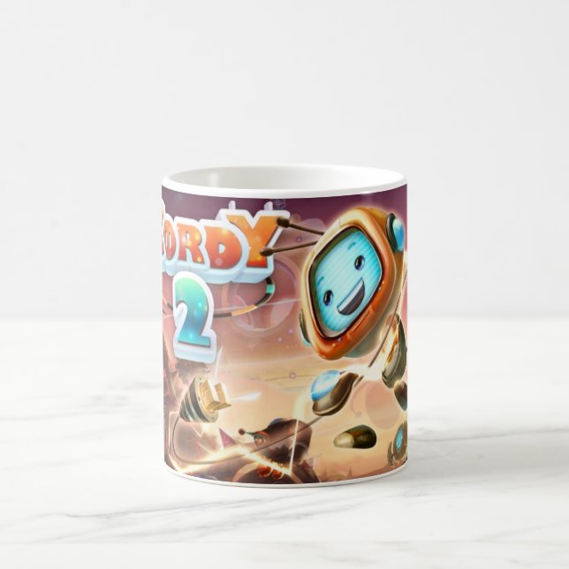 Cordy 2 Eigenschafts-Bild-Tasse Kaffeetasse (Mittel)