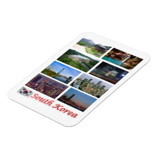 Corée du Sud - Mosaic - Magnet