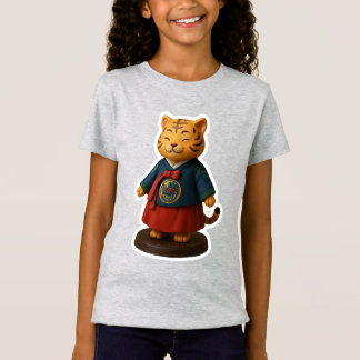 corée hanbok pour les T-shirts filles