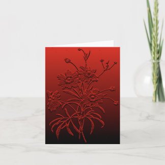 Coreopsis leeres Notecard Karte