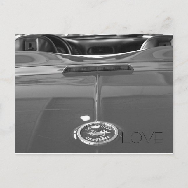 COREVETTE-LIEBE POSTKARTE (Vorderseite)