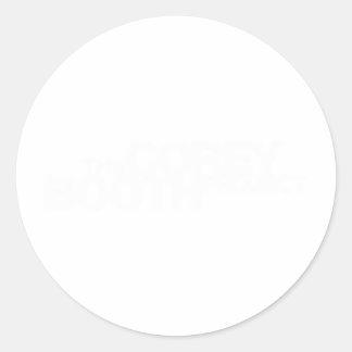 Corey Booth Projekt Mercedes mit weißem oder schwa Runder Aufkleber