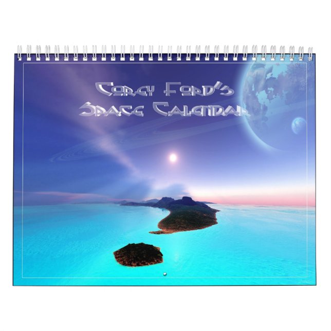 Corey Fords Weltraumkunstkalender Kalender (Titelbild)