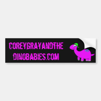 Corey grau und das Dinobabies Autoaufkleber