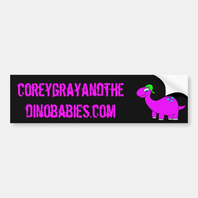 Corey grau und das Dinobabies Autoaufkleber (Vorne)