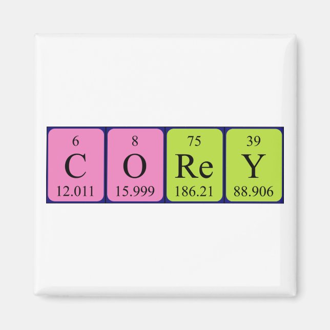 Corey Periodenmagnet Magnet (Vorne)