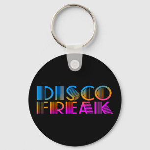 COREY TIGER 1980er RETRO DISCO FREAK MULTIFARBIG Schlüsselanhänger