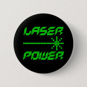 COREY TIGER 1980er RETRO LASER POWER Button