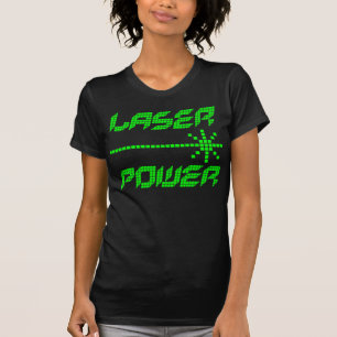 COREY TIGER 1980er RETRO LASER POWER T-Shirt