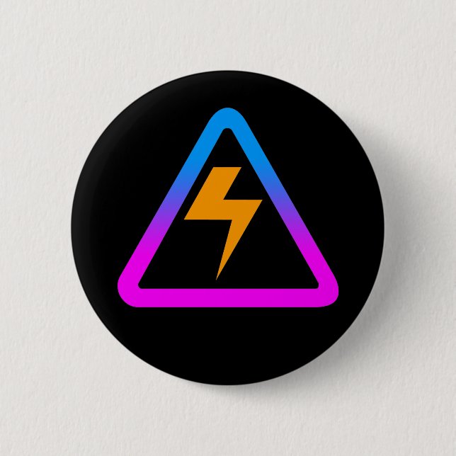 COREY TIGER 1980er RETRO-ZEICHEN Button (Vorderseite)