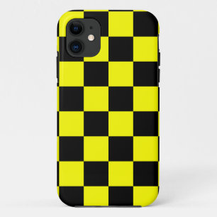 Corey Tiger 80er Neon Schachbrett (Gelb) Case-Mate iPhone Hülle