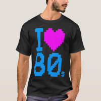 Corey Tiger 80er Retro I Liebe 80er Shirt