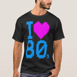 Corey Tiger 80er Retro I Liebe 80er Shirt