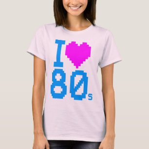 Corey Tiger 80er Retro I Liebe 80er Shirt