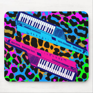 Corey Tiger 80er Retro Keytar Vintage Mauspad