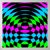 Corey Tiger 80er Retro Op-Art