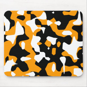 Corey Tiger 80er Retro Orange Camouflage (Camoufla Mousepad
