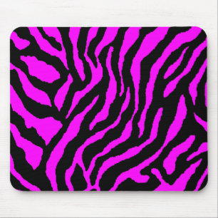 COREY TIGER 80er RETRO PINK SCHWARZE STREIFEN Mousepad