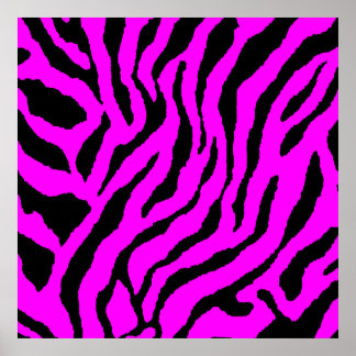 Corey Tiger 80er Retro Tiger Muster Poster