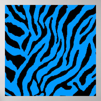 Corey Tiger 80er Retro Tiger Muster Poster