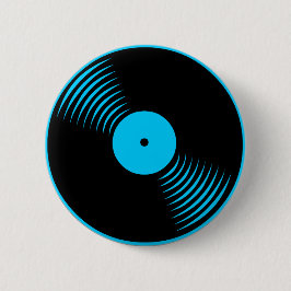 Corey Tiger 80er Retro Vintag Vinyl Record Button