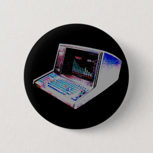 Corey Tiger-80er Retro Vintager Computer Button