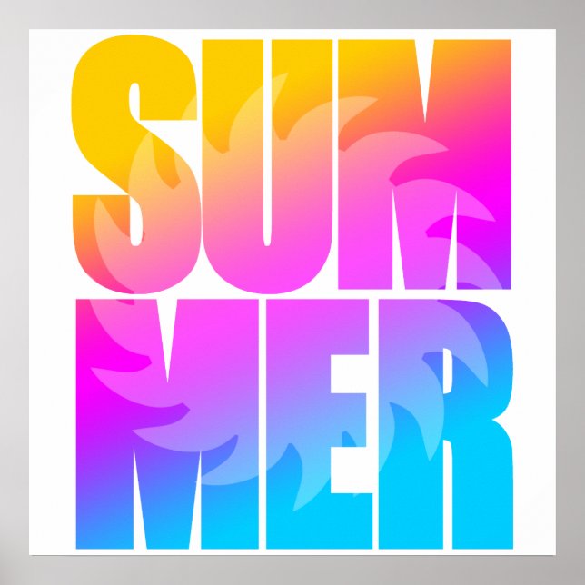 Corey Tiger 80er Sommer Sonne Poster (Vorne)