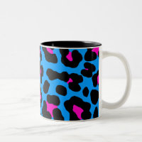 Corey Tiger 80er Vintag Blue Leopard