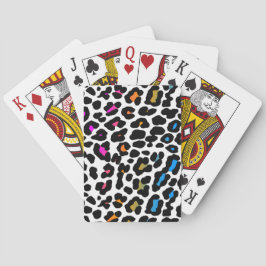 Corey Tiger 80er Vintag Neon Leopard Spielkarten