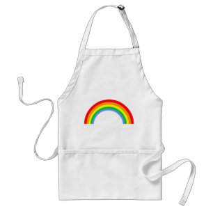 Corey Tiger 80er Vintage Regenbogen Schürze