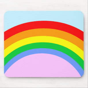 Corey Tiger-80er Vintager Regenbogen Mousepad