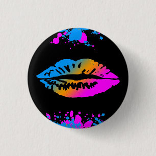 COREY TIGER-NEUE WELLEN-LIPPENSpritzer-LIEBE Button