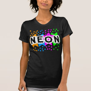 COREY TIGERachtziger jahre RETRO NEON-STERNE T-Shirt
