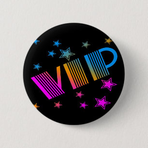 COREY TIGERachtziger jahre RETRO VIP-STERNE Button