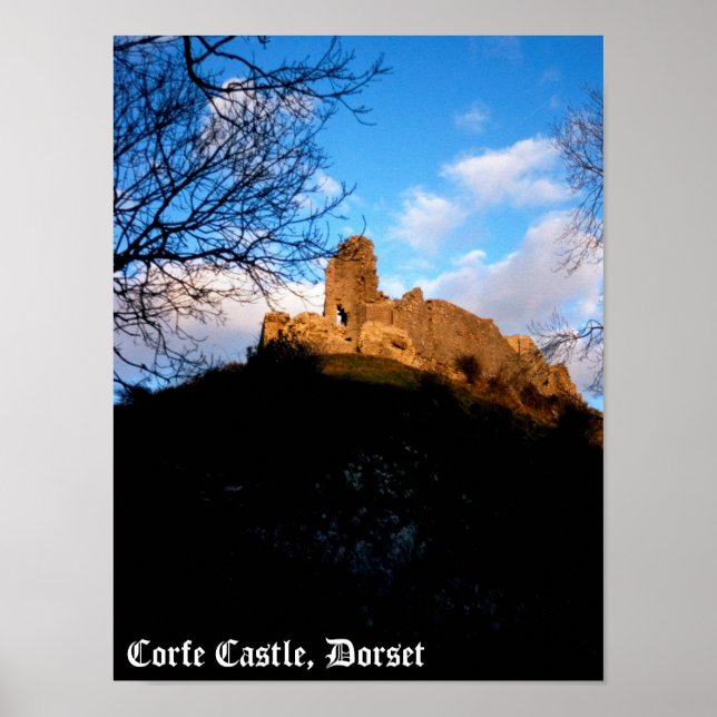 Corfe Castle Poster (Vorne)