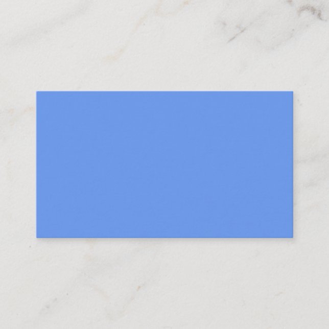 Corflower Blue Standard Business Card Visitenkarte (Vorderseite)