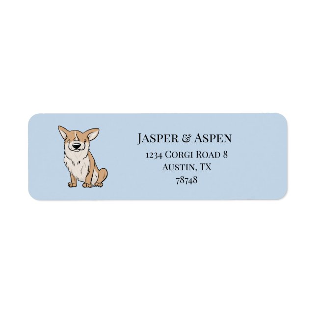 Corgi-Adresse (Vorne)