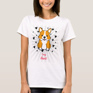 Corgi Alert! niedlicher T - Shirt