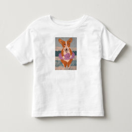 Corgi am Strand T-Shirt